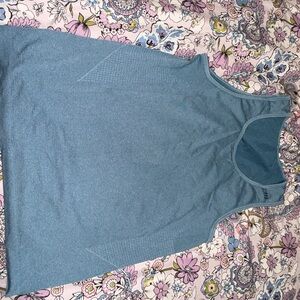 lululemon athletica Blue Racerback Tank Top